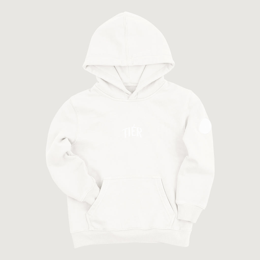 White TIÉR Hoodie (Kids)