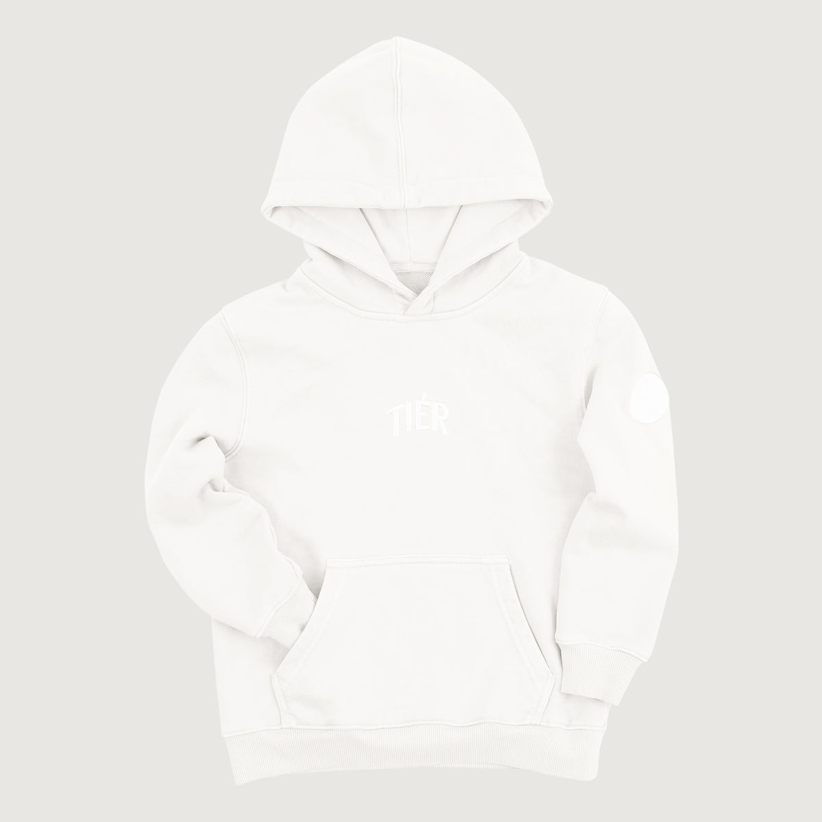 White TIÉR Hoodie (Kids)