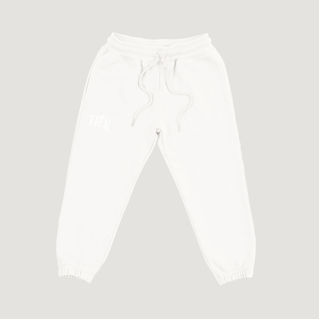 White TIÉR Sweatpants (Kids)