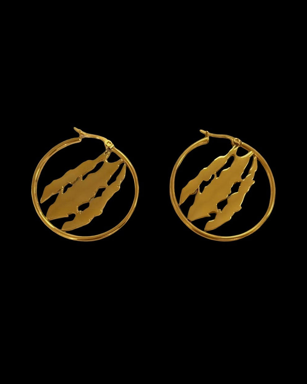 TIER Rip logo earrings