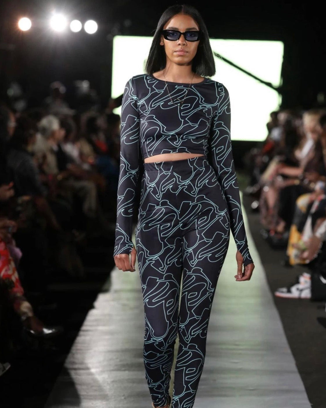 Topographic Activewear Set