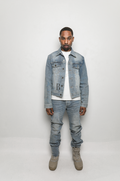 Washed Denim Article Jeans