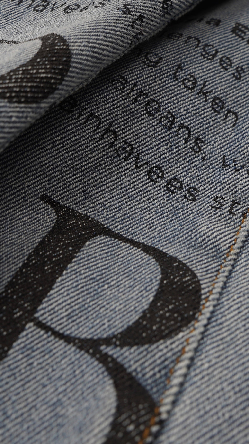 Washed Denim Article Jeans
