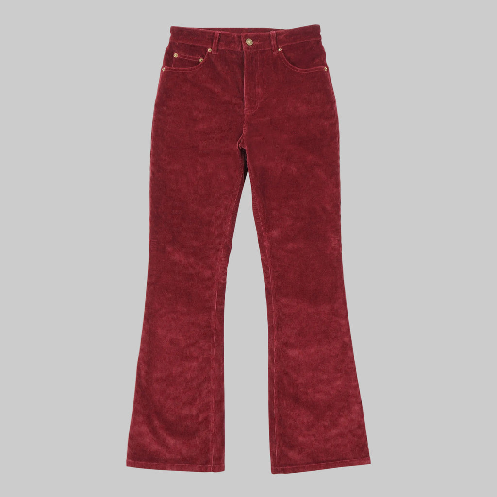 Burgundy TIÉR Corduroy Pant