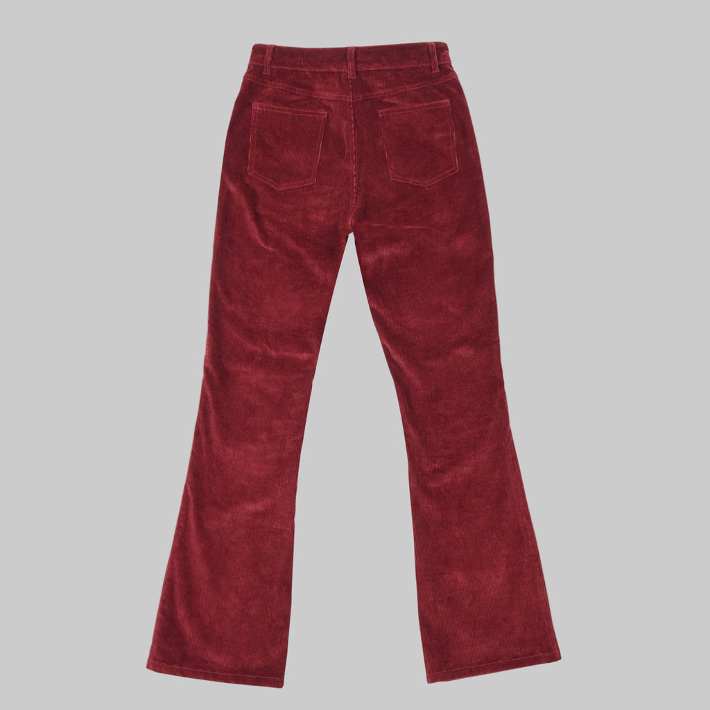 Burgundy TIÉR Corduroy Pant