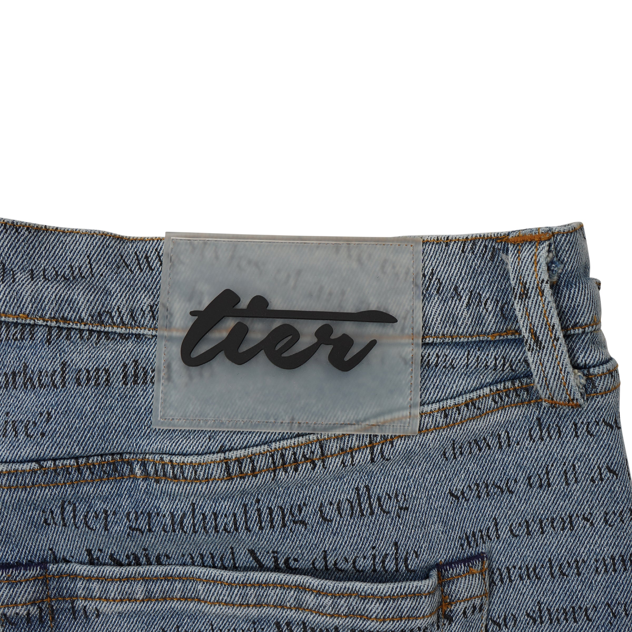 Washed Denim Article Jeans