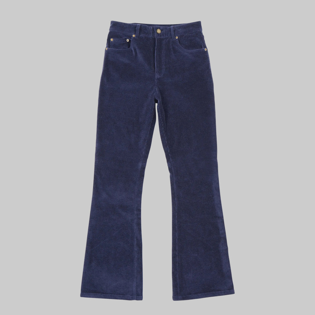 Navy TIÉR Corduroy Pant