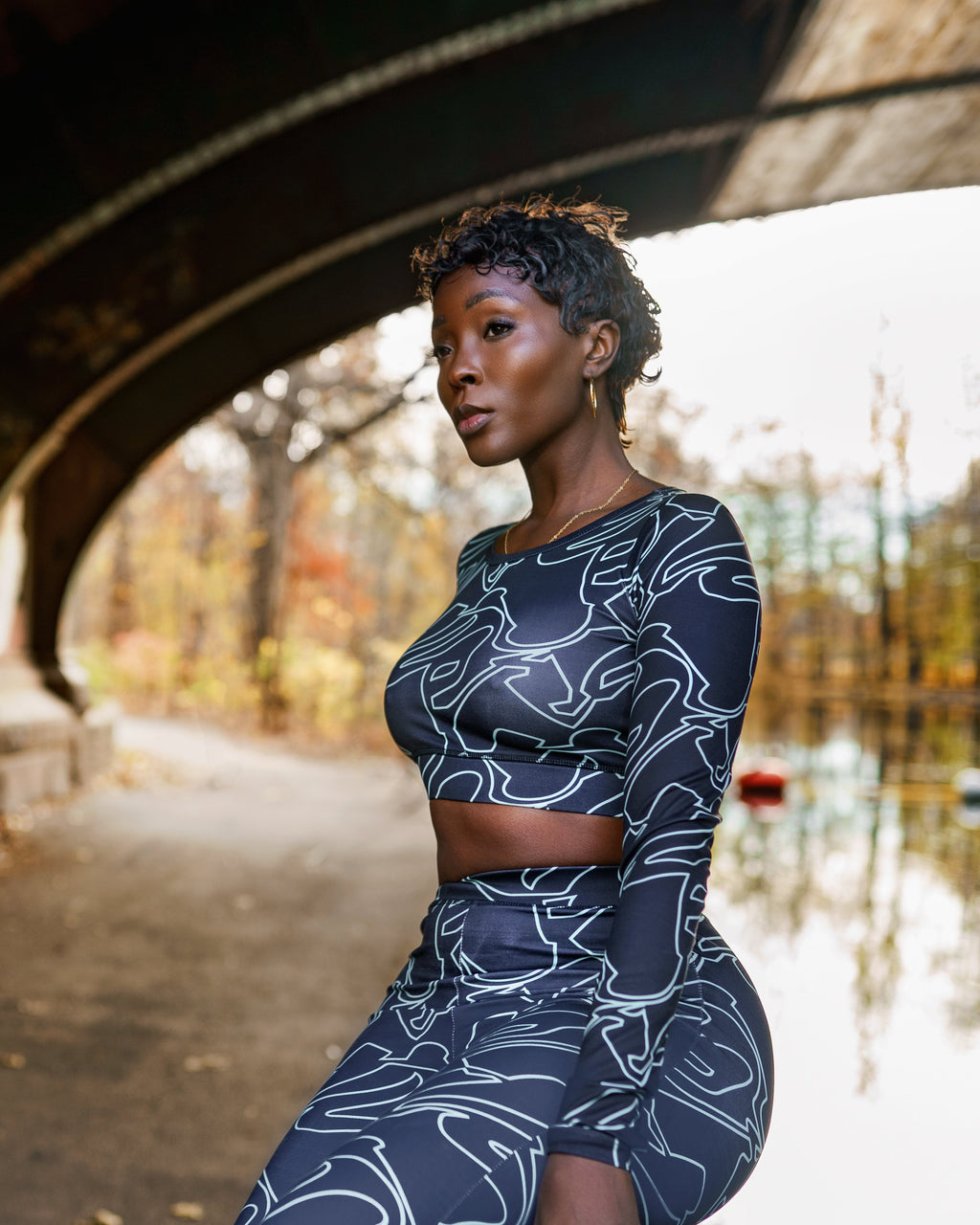 Topographic Activewear Set