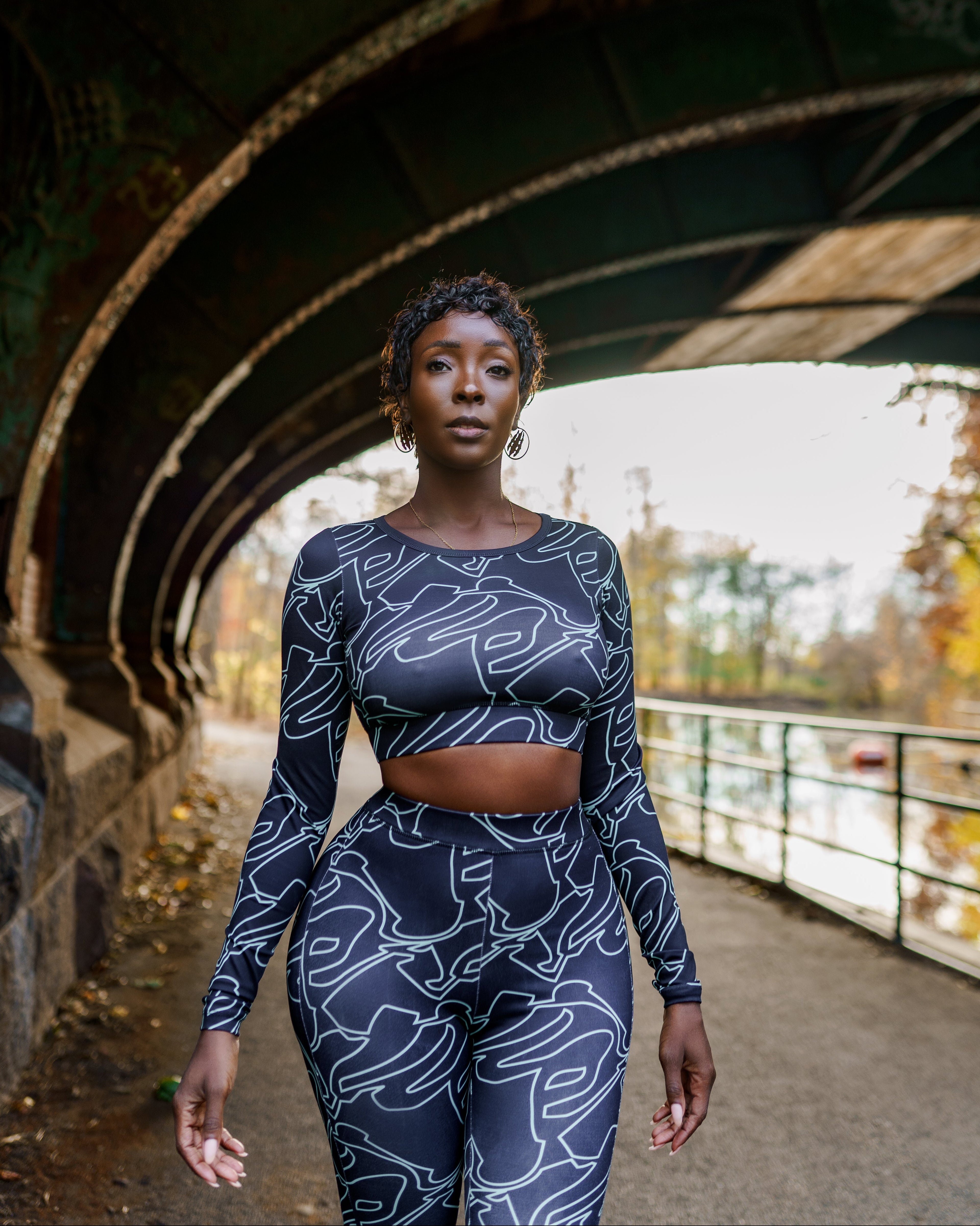 Topographic Activewear Set